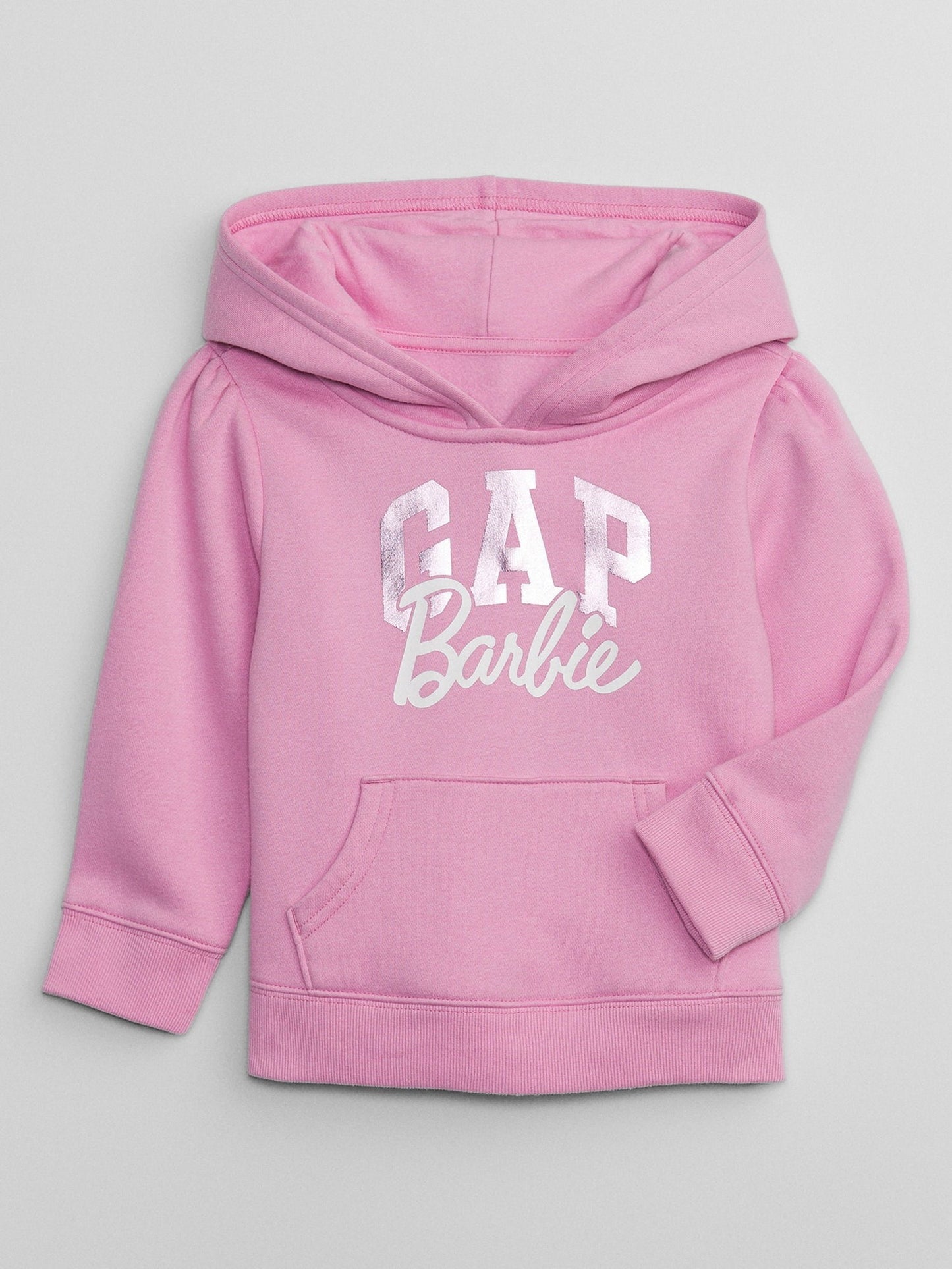 Pembe Gap Barbie™ Logo Fleece Sweatshirt
