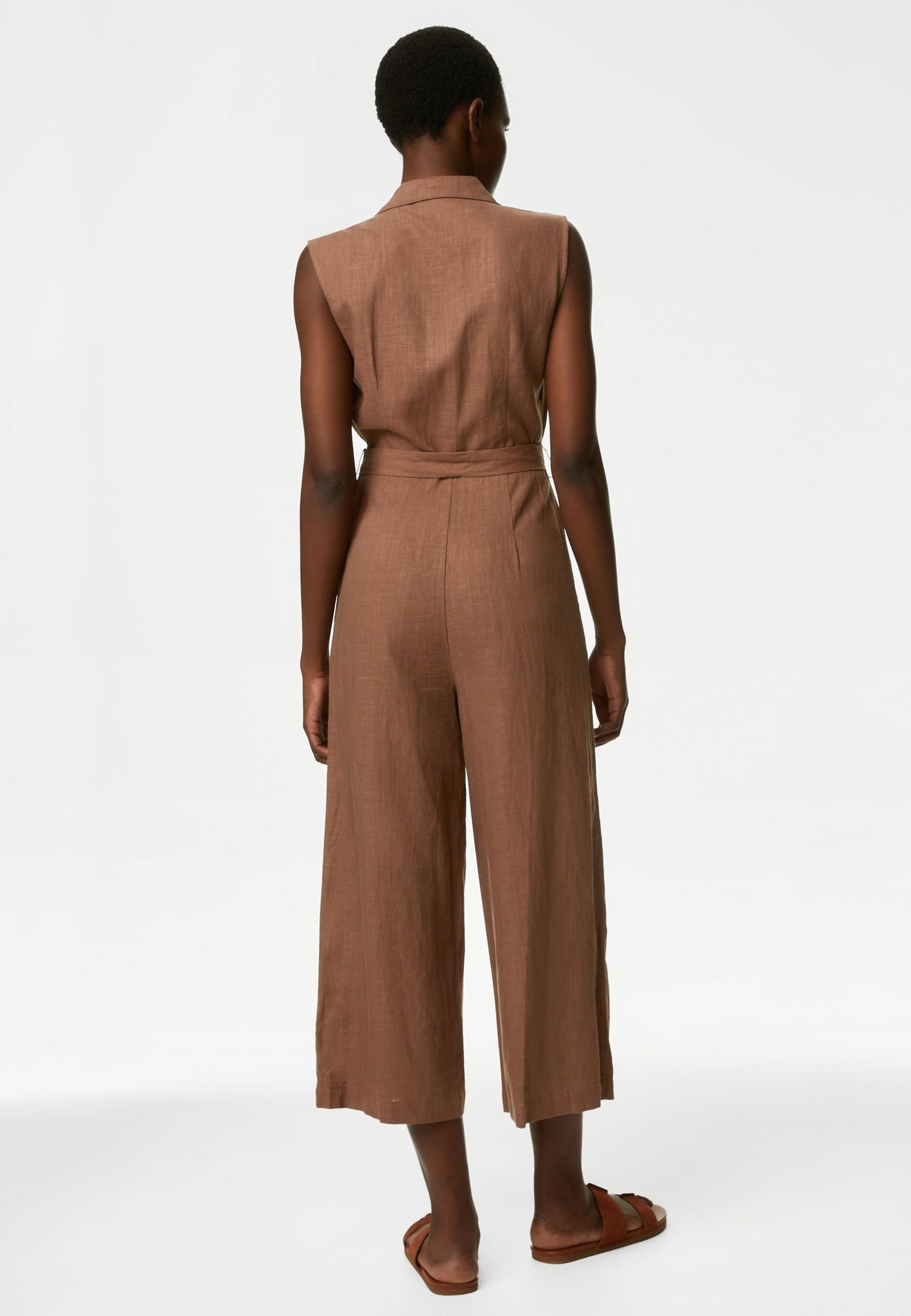 Regular Fit Utility Keten Tulum