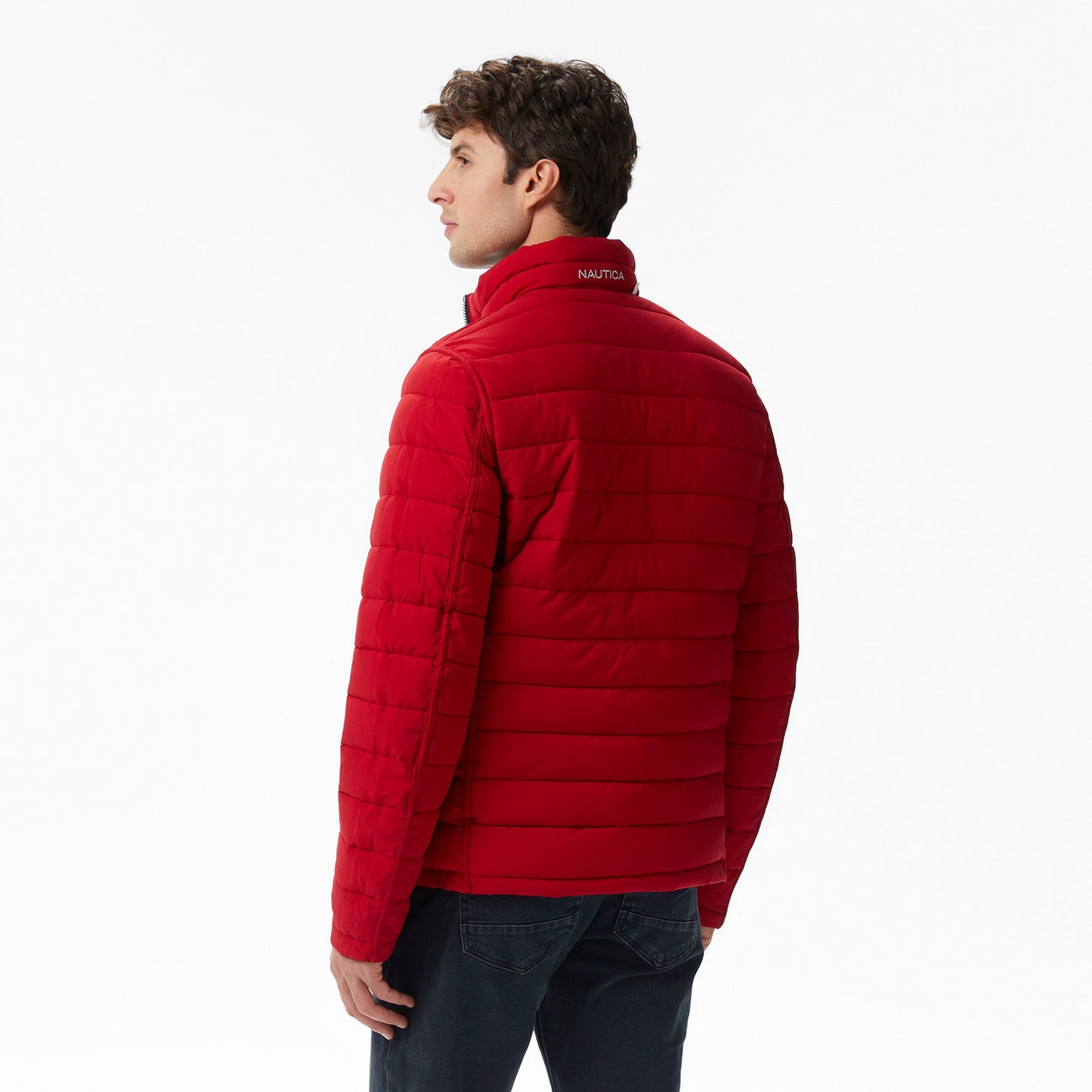 Nautica Erkek Bej Regular Fit Çift Taraflı Mont