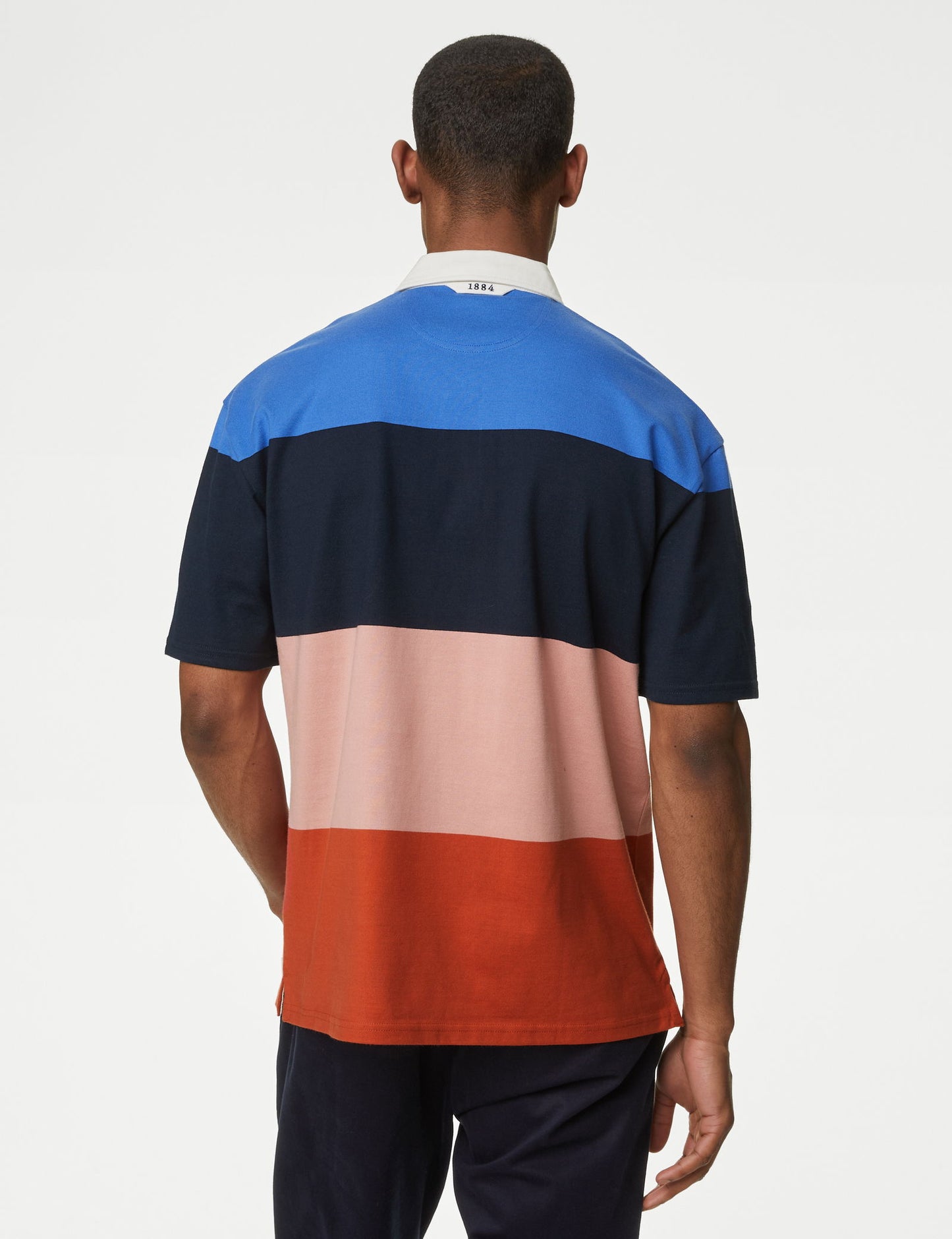 Saf Pamuklu Kısa Kollu Polo Yaka T-shirt