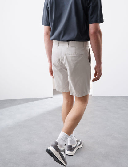 Pamuk Karışımlı Regular Fit Lightweight Chino Şort