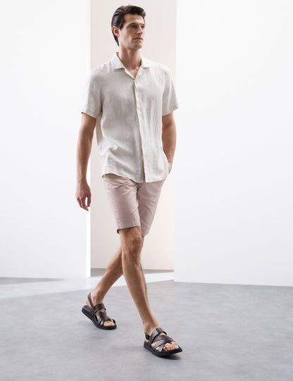 Pamuk Karışımlı Regular Fit Lightweight Chino Şort