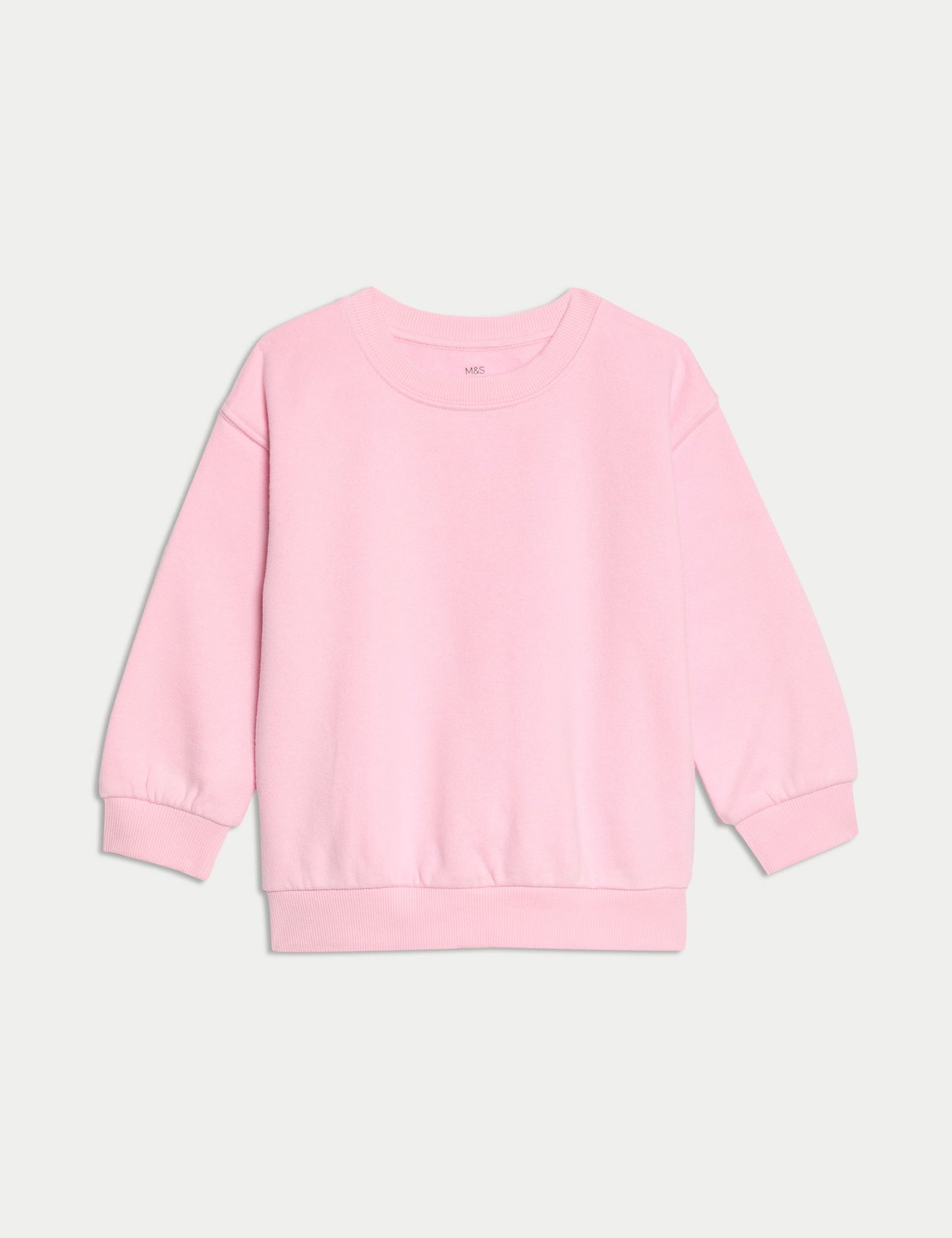 Pamuk Karışımlı Düz Sweatshirt (2–8 Yaş)