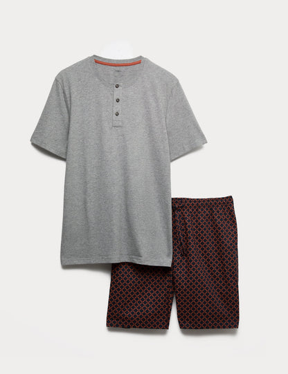 Geometrik Desenli Pijama Takımı