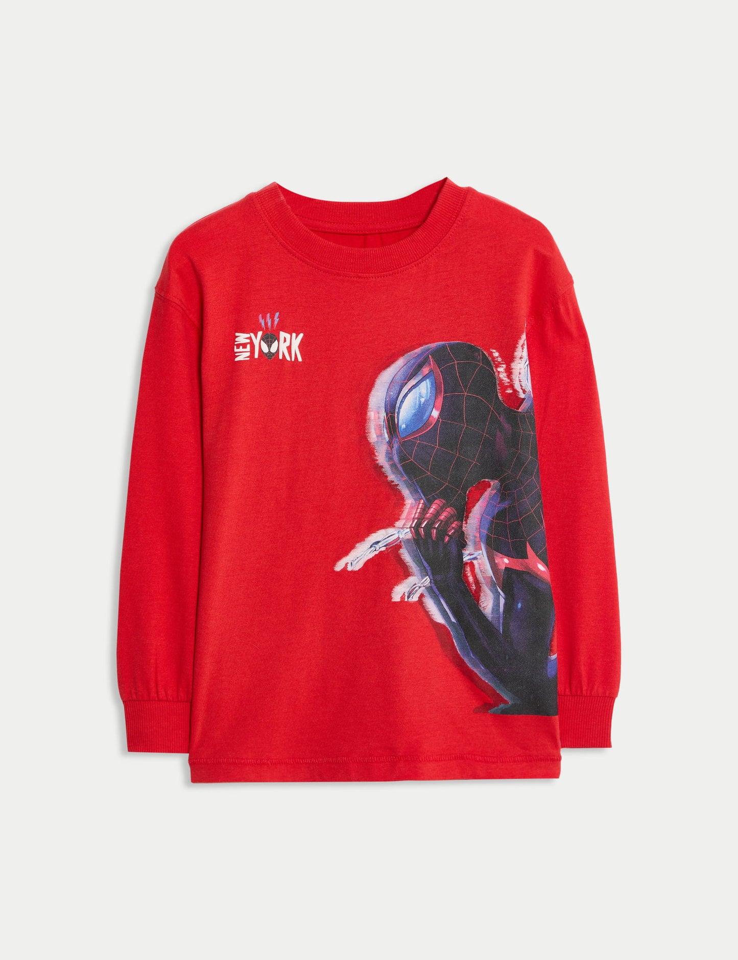 Saf Pamuklu Spider-man Tişörtü (2–8 Yaş)