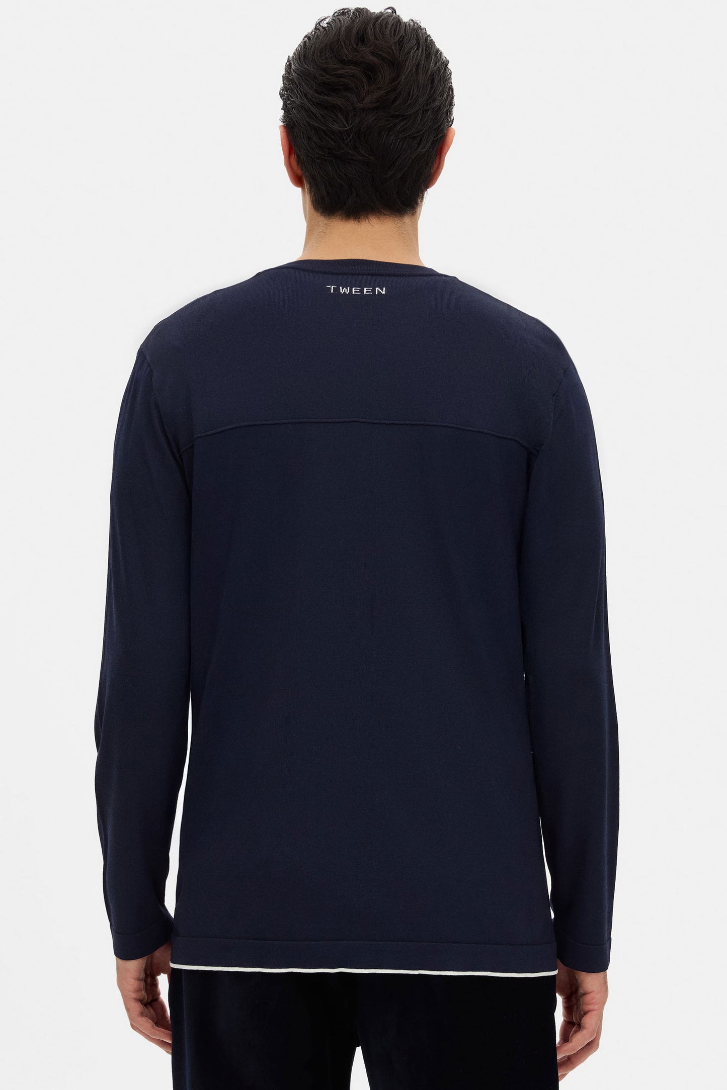 Tween Slim Fit Lacivert Rayon Kazak