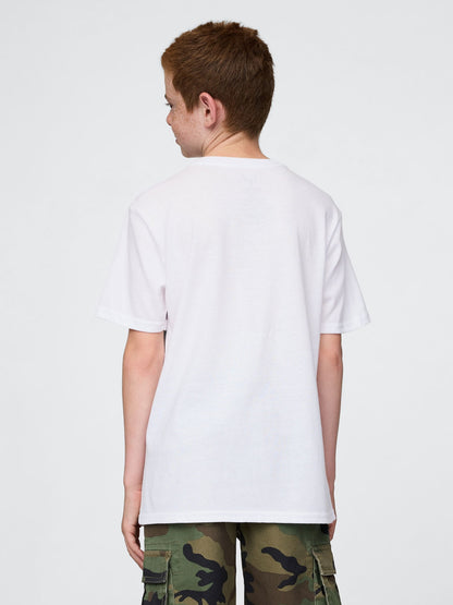 Beyaz Messi Grafik T-shirt