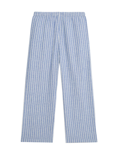 Keten Karışımlı Geniş Paça Pantolon (6–16 Yaş)