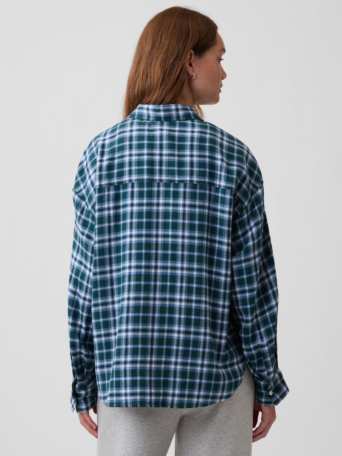 Mavi Flannel Oversized Gömlek