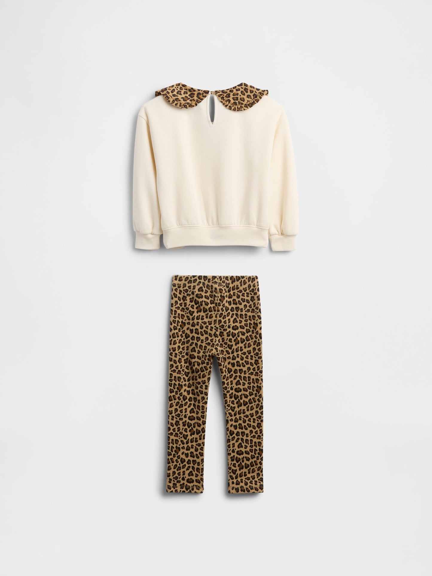 Kahverengi Vintagesoft Sweatshirt & Tayt Set