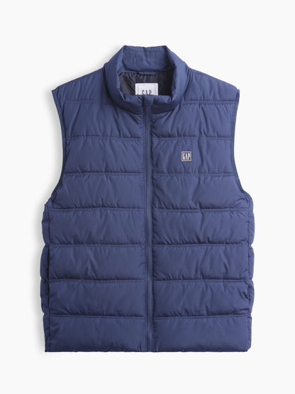 Lacivert Relaxed Puffer Şişme Yelek