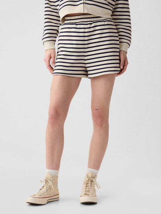 Kırık Beyaz Vintage Soft Dolphin Şort