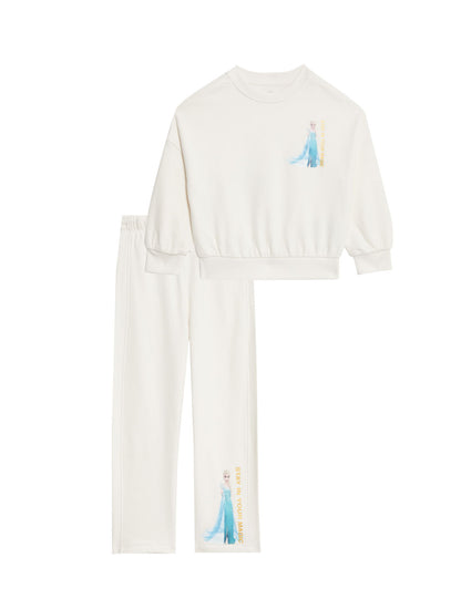 2 Parça Pamuklu Frozen:trade_mark: Jogger Ve T-shirt (2-8 Yaş)