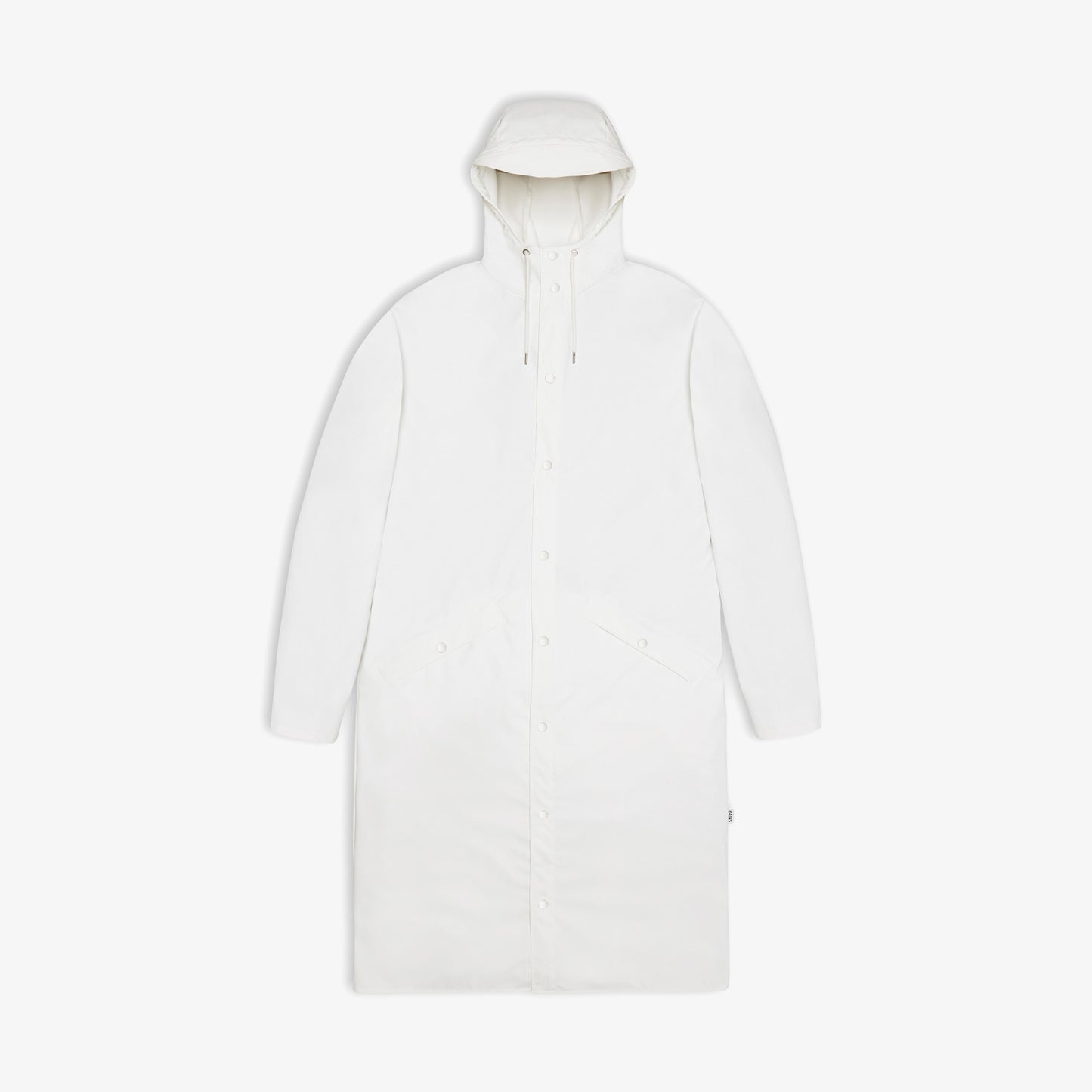 Rains Longer Unisex Beyaz Yağmurluk