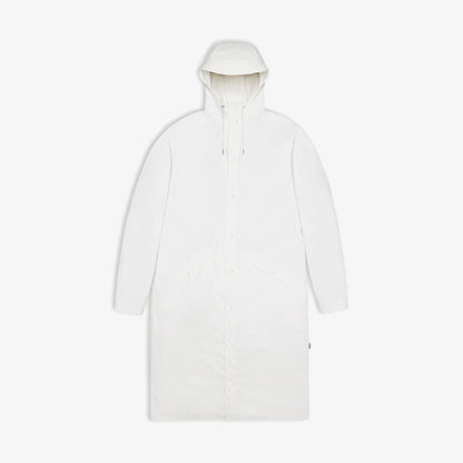 Rains Longer Unisex Beyaz Yağmurluk