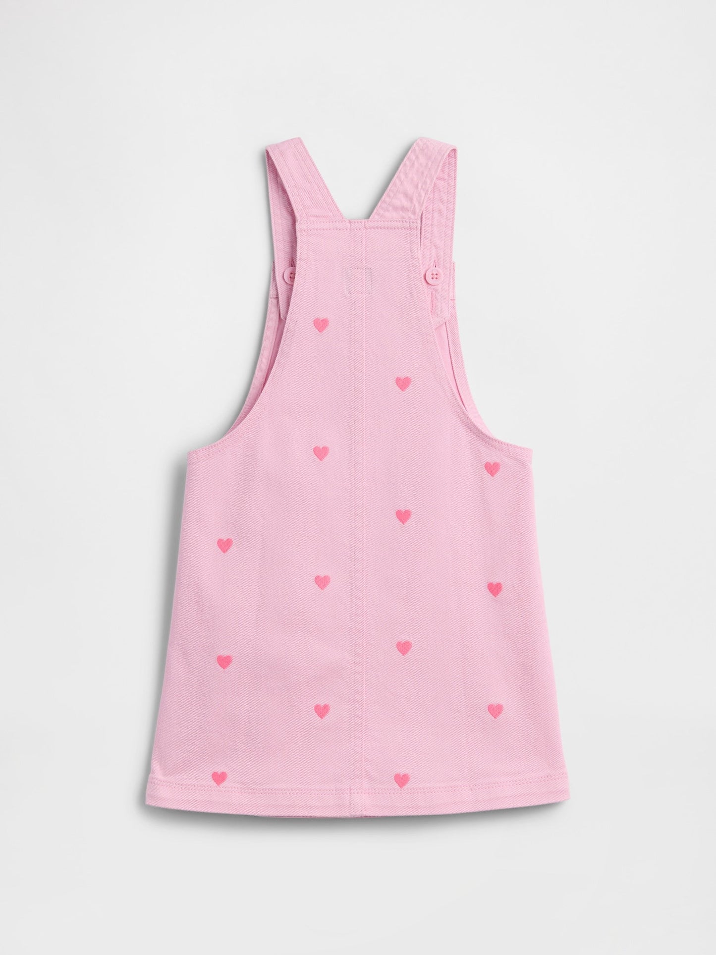 Açık Pembe Denim Tulum
