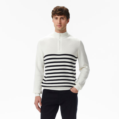 Nautica Erkek Krem Classic Fit Kazak