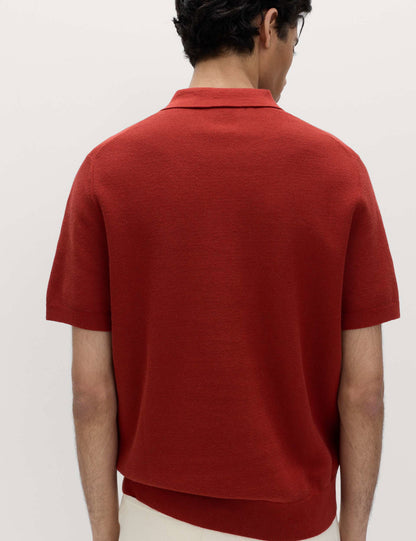 Pamuk Karışımlı Polo Yaka T-shirt