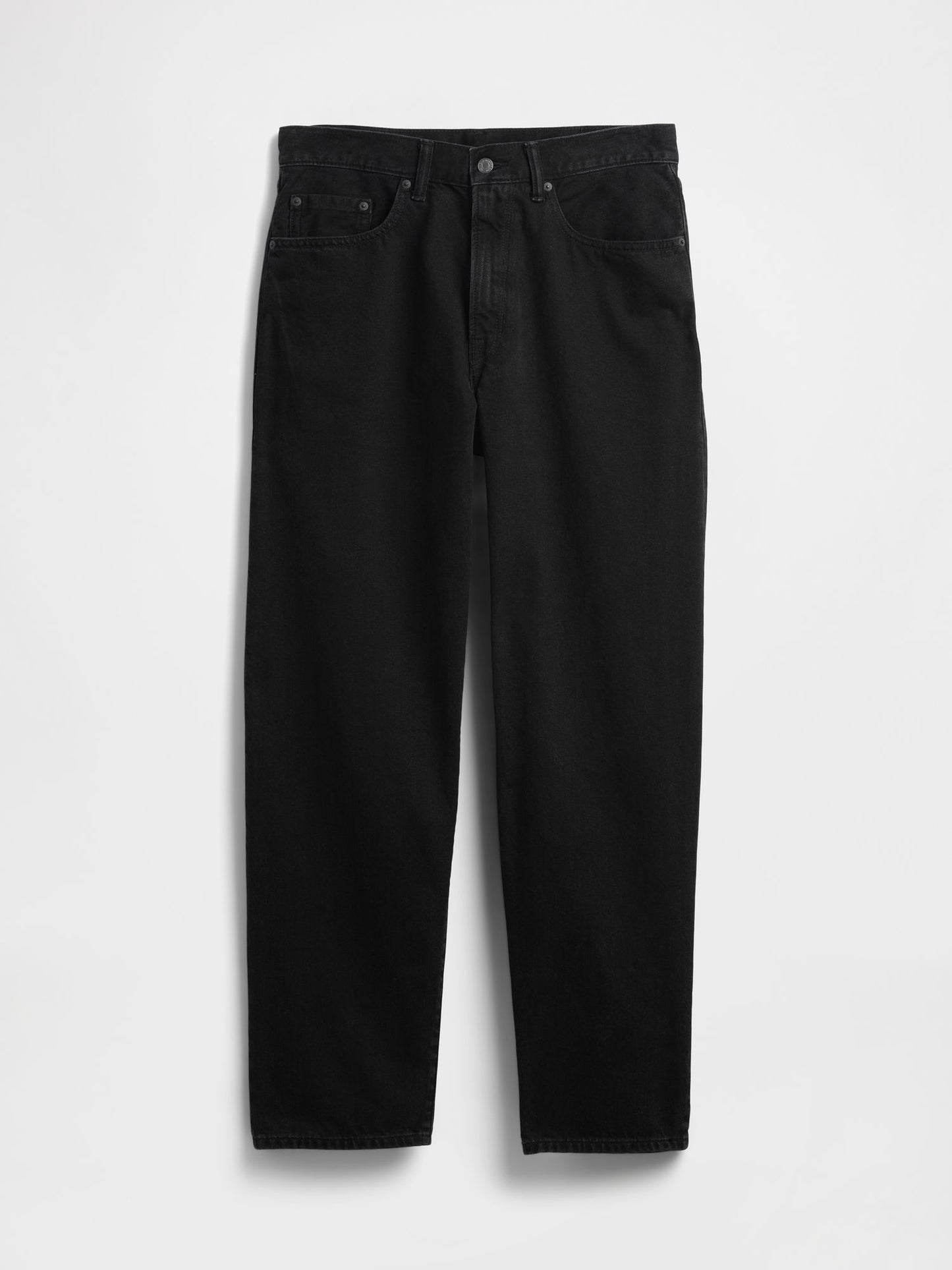Siyah Baggy Jean Pantolon