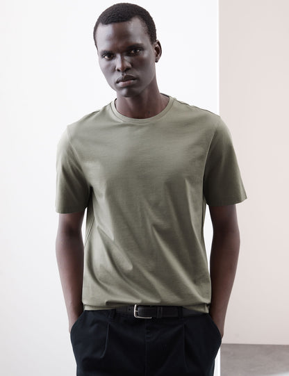 Pure Supima® Slim Fit Premium Pamuklu T-shirt