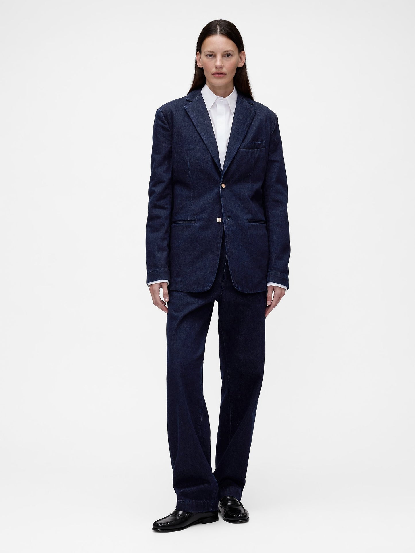 Koyu Mavi Gapstudio Denim Blazer