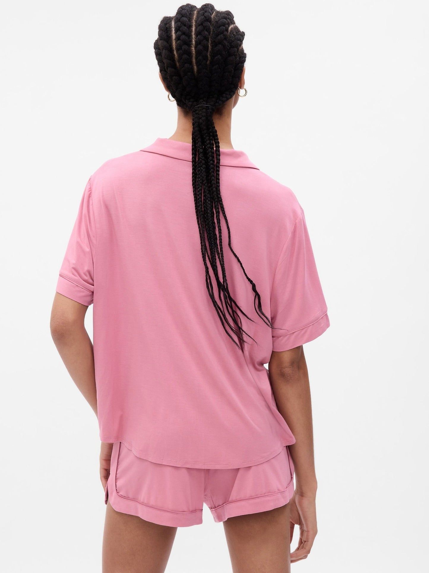 Pembe Modal Pijama Üstü