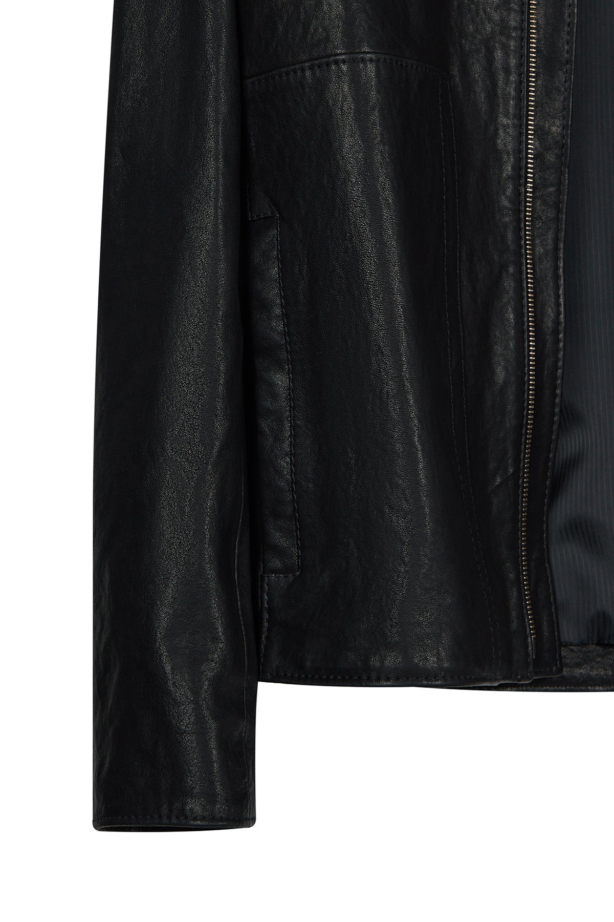 Endrick Erkek Siyah Slim-fit Deri Ceket