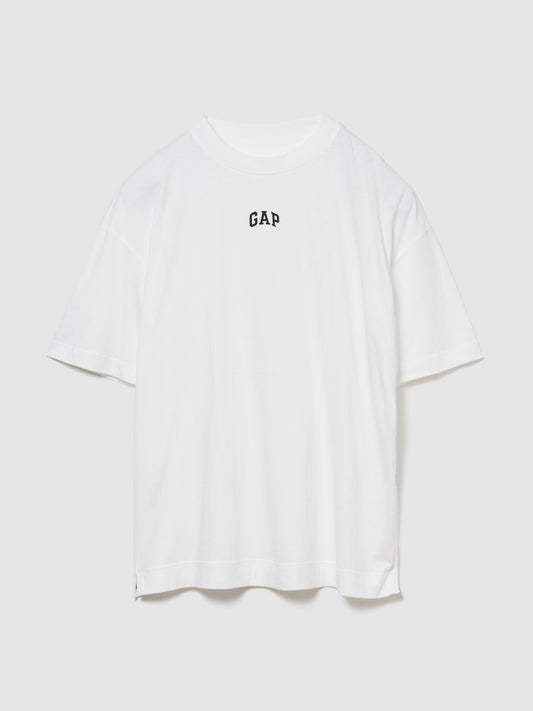 Siyah Organik Pamuk Vintagesoft Athletic Logo Tunik T-shirt