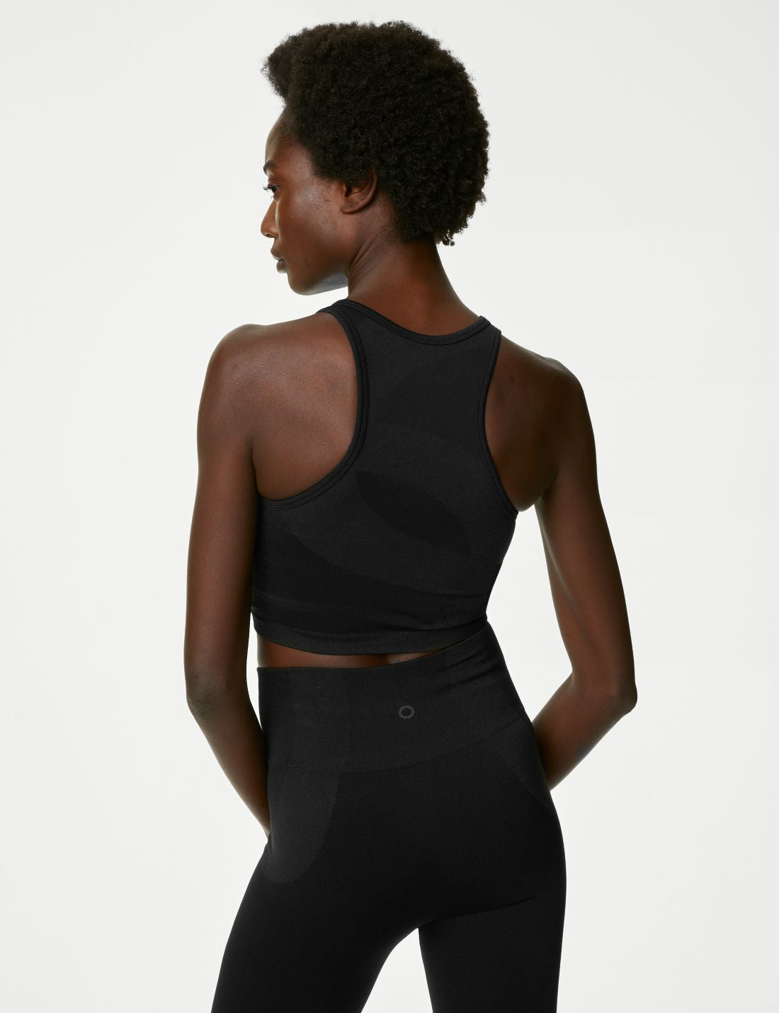 Fitted Fit Dikişsiz Crop Top