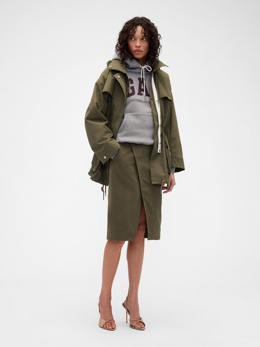 Haki Gap × Victoria Beckham Kargo Etek