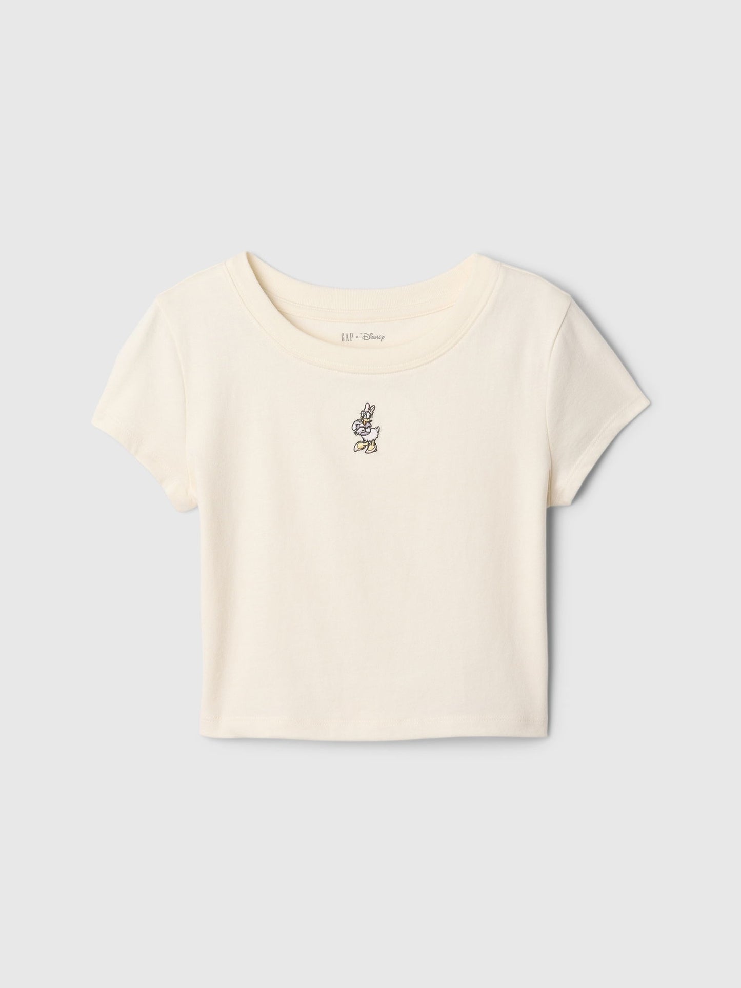 Kırık Beyaz Gap × Disney Işlemeli T-shirt