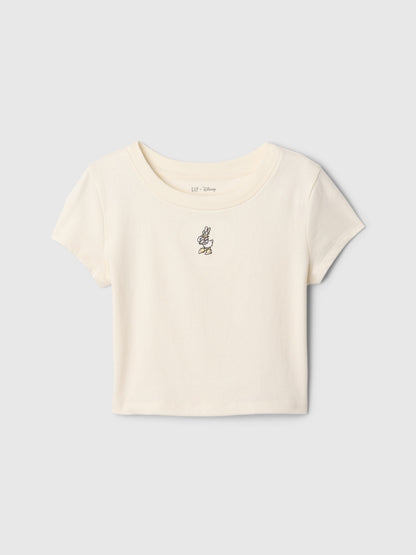 Kırık Beyaz Gap × Disney Işlemeli T-shirt