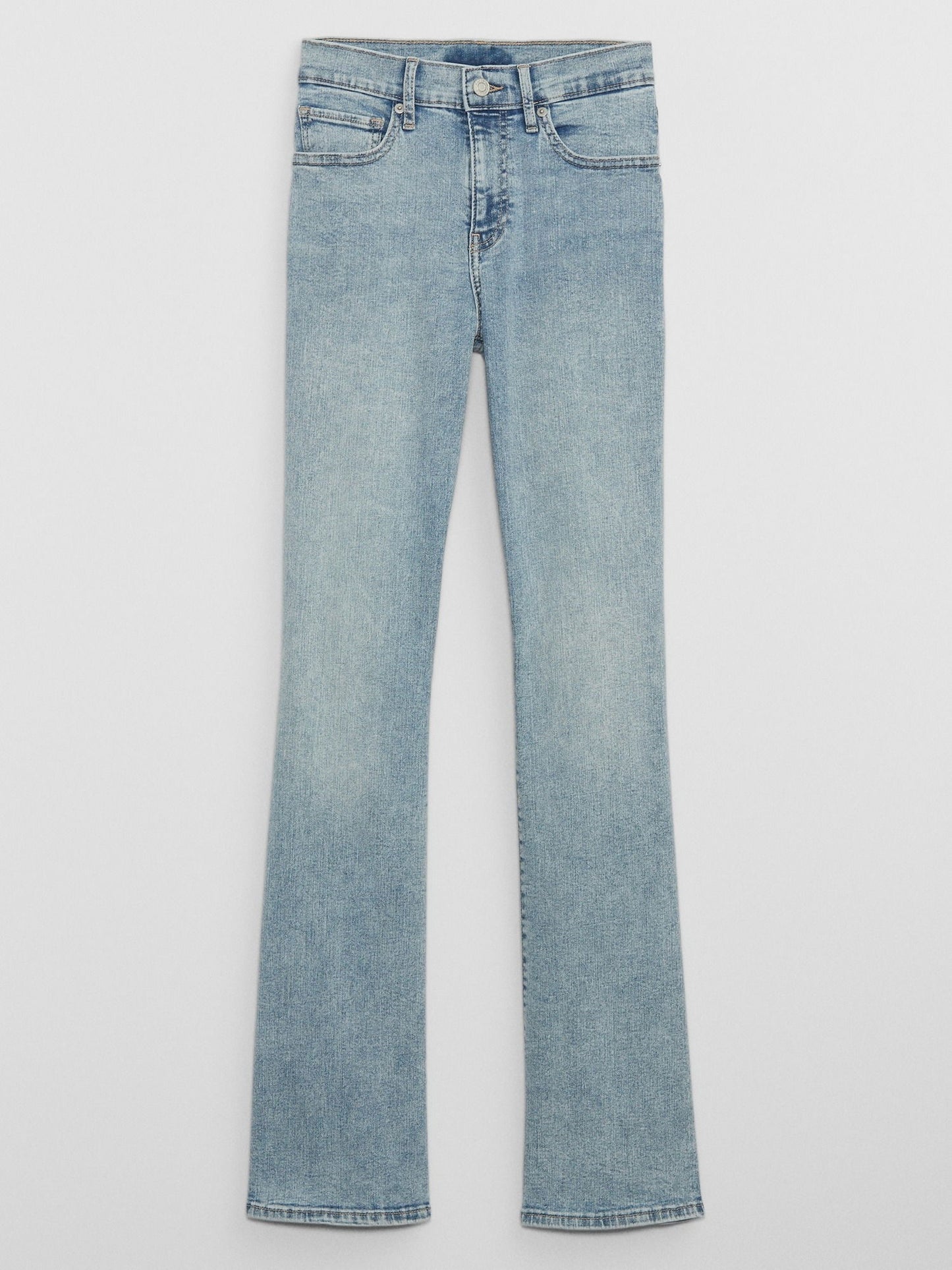 Açık Mavi Mid Rise Baby Boot Washwell™ Jean Pantolon