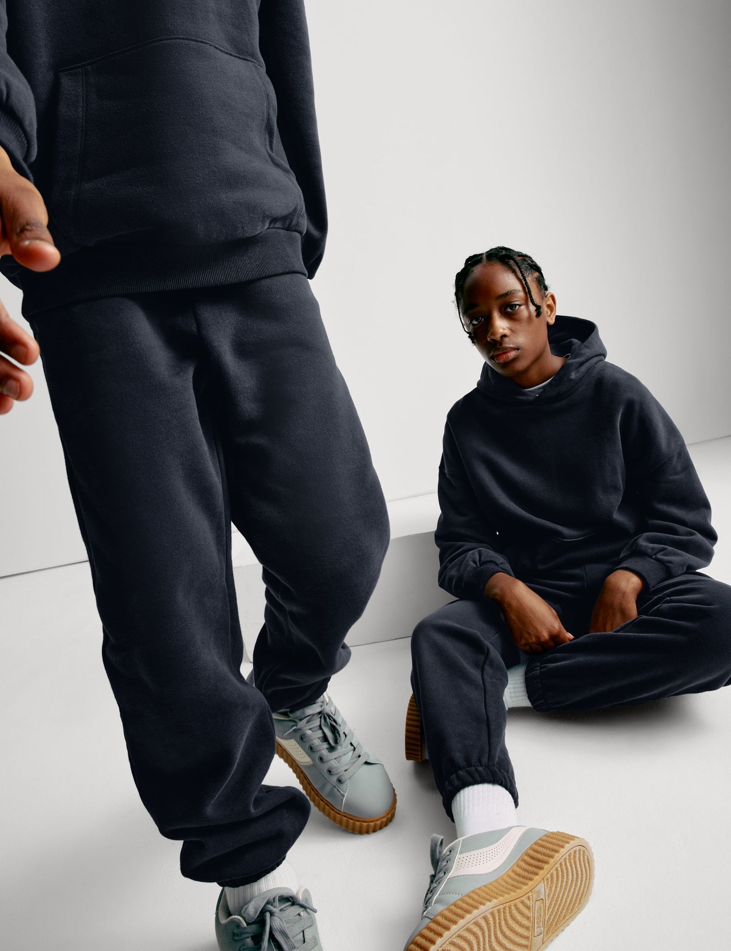 Pamuk Karışımlı Kapüşonlu Sweatshirt (6–16 Yaş)