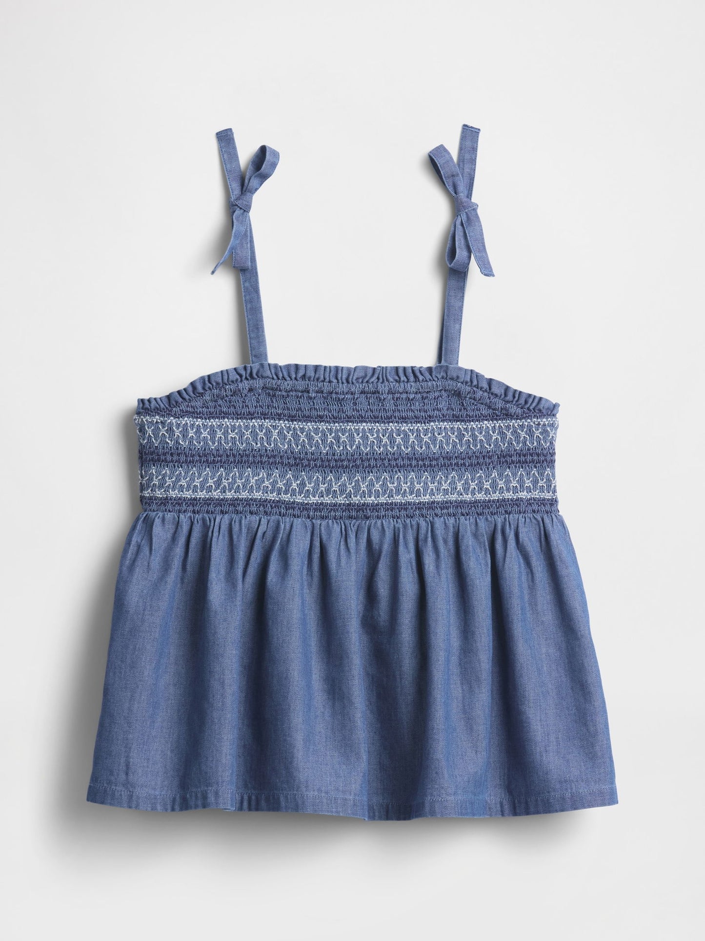 Mavi Smocked Peplum Bluz