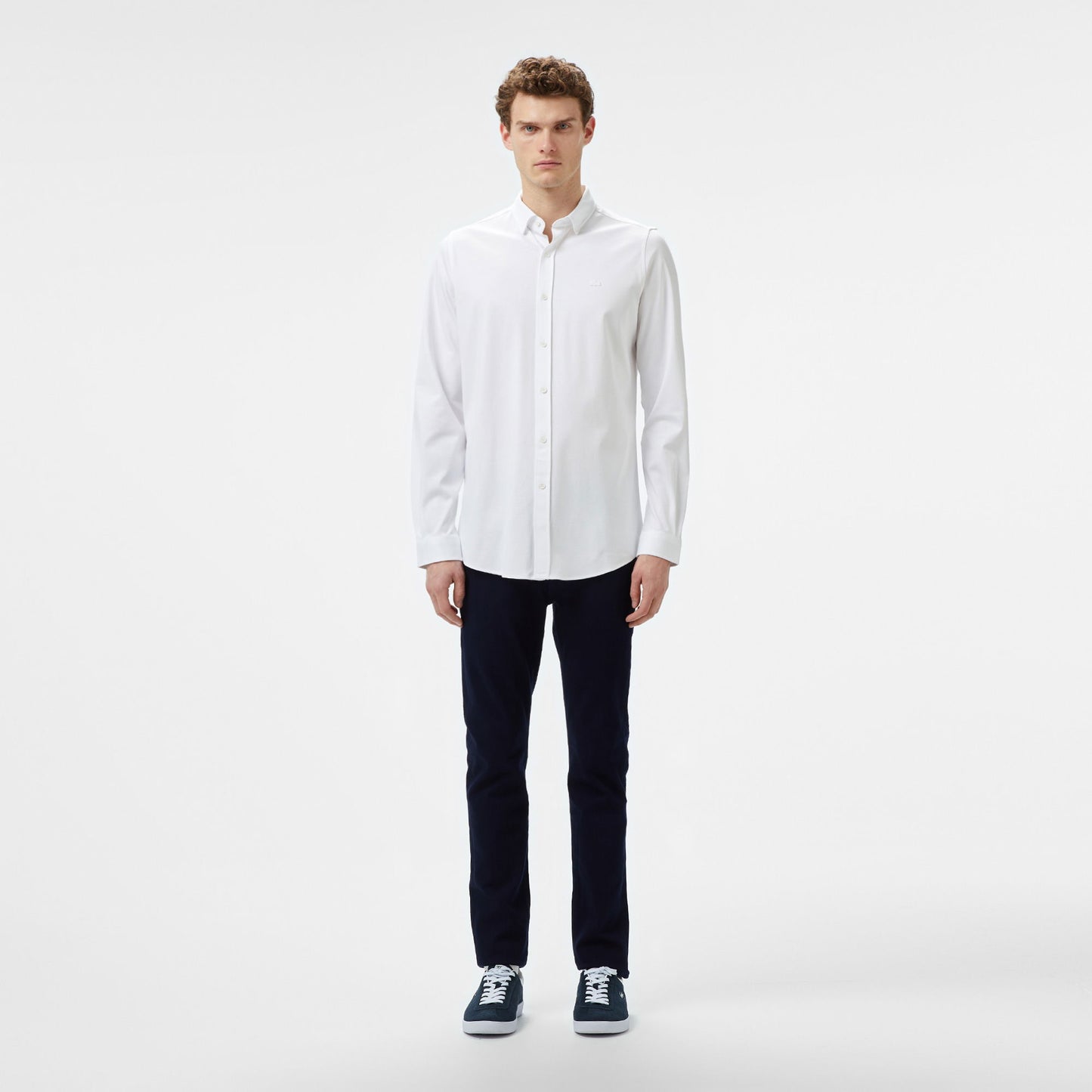 Lacoste Erkek Slim Fit Beyaz Gömlek