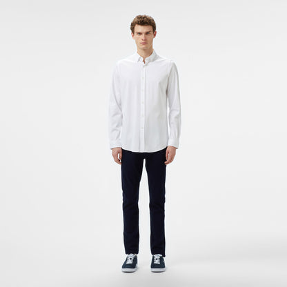 Lacoste Erkek Slim Fit Beyaz Gömlek