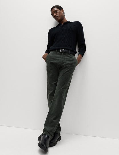 Regular Fit Kadife Esnek Chino Pantolon