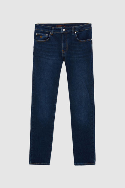 Damat Slim Fit Indigo Denim Pantolon
