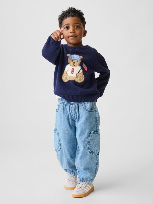 Mavi Brannan Bear Cepli Pull-on Barrel Jean Pantolon