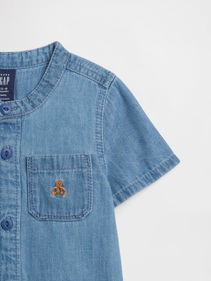 Açık Mavi Brannan Bear Denim Tulum