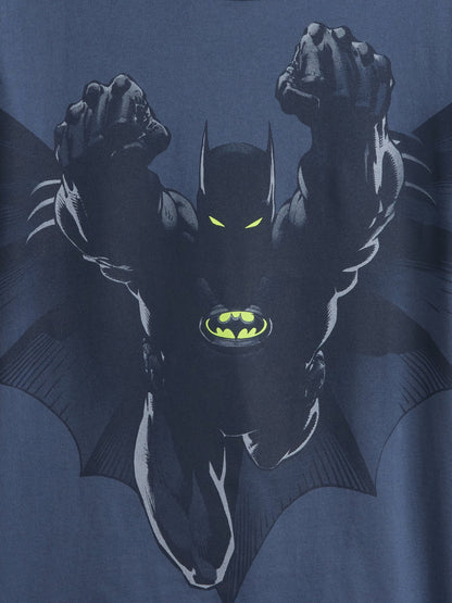 Koyu Mavi Dc™ Batman Grafik Baskılı T-shirt