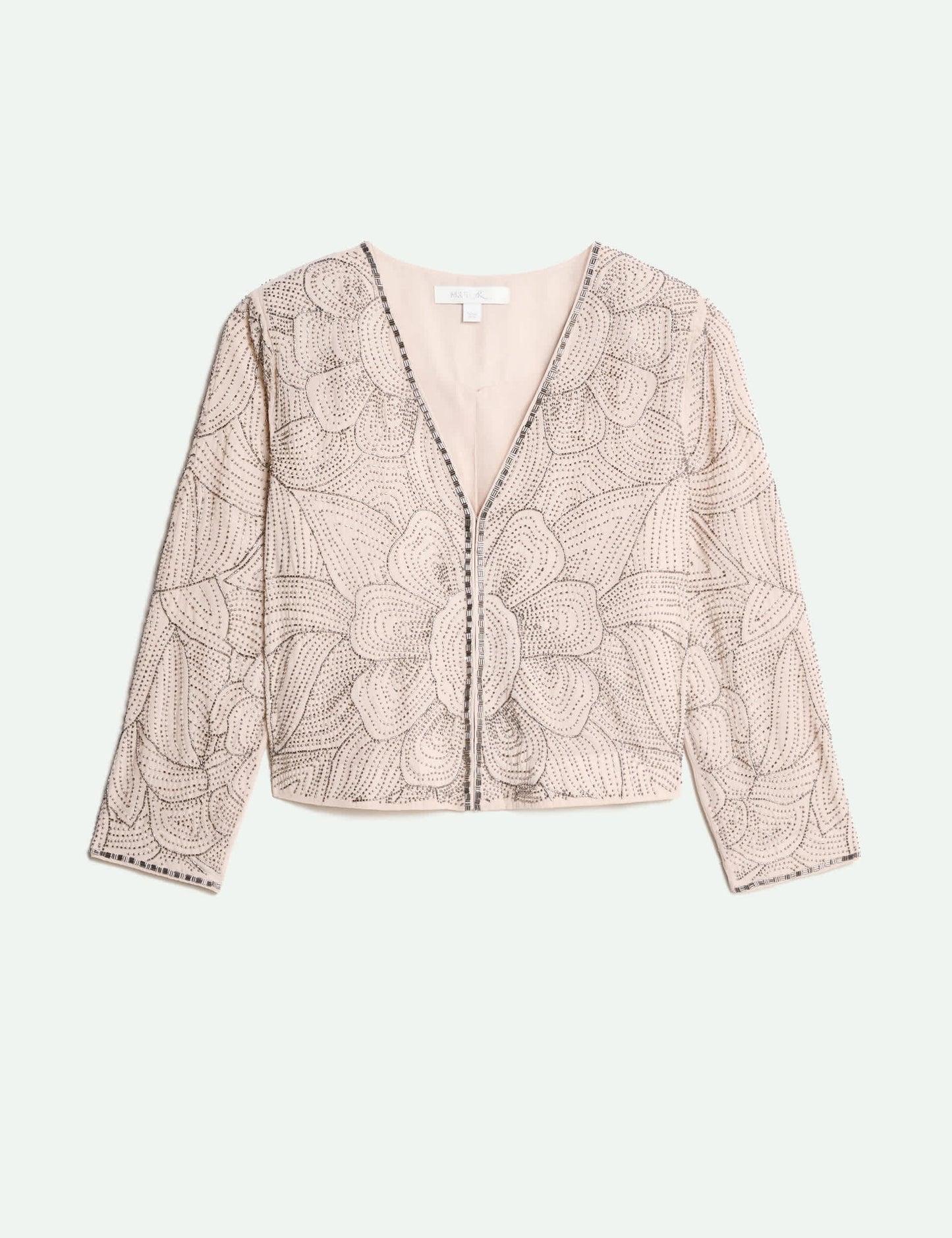 Relaxed Fit Işlemeli Ceket