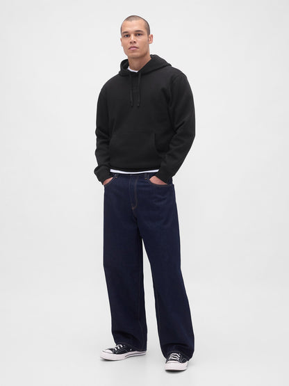 Siyah Relaxed Gap Mini-logo Sweatshirt