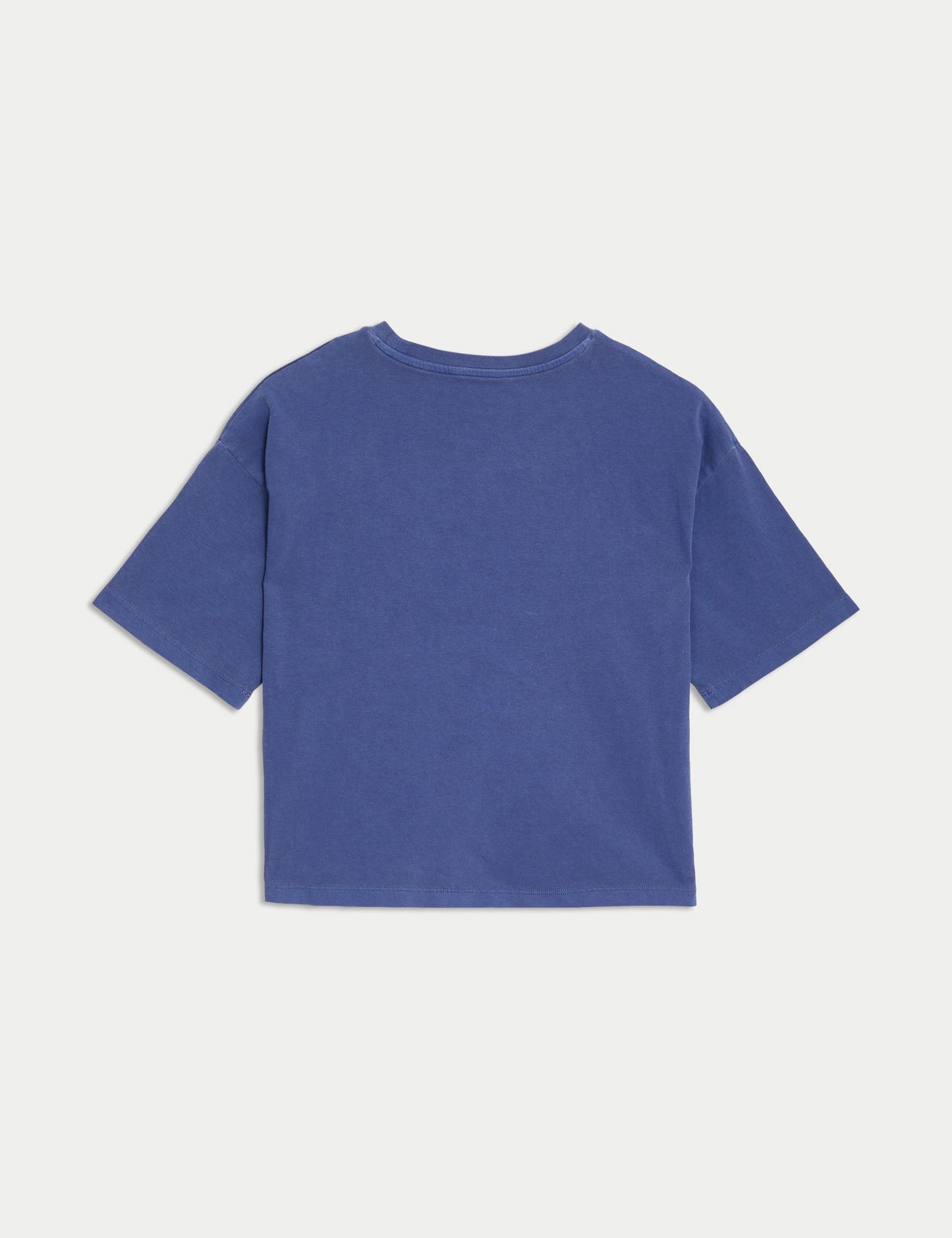 Saf Pamuklu Kısa Kollu T-shirt (6-16 Yaş)