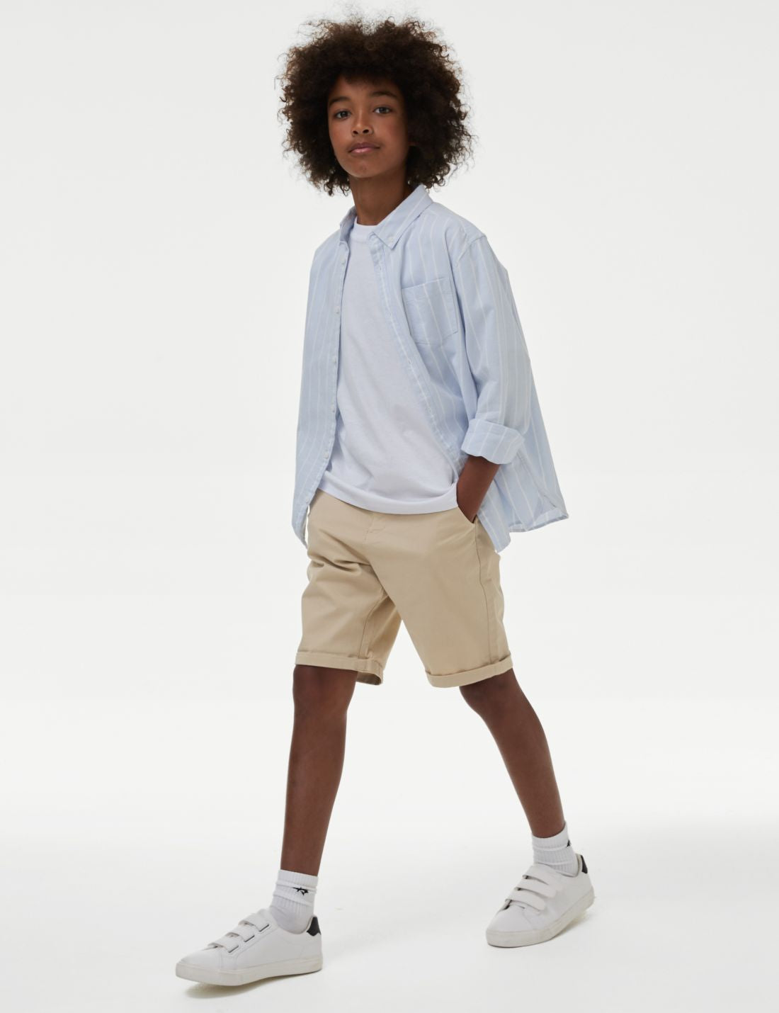 Regular Fit Chino Şort (6-16 Yaş)