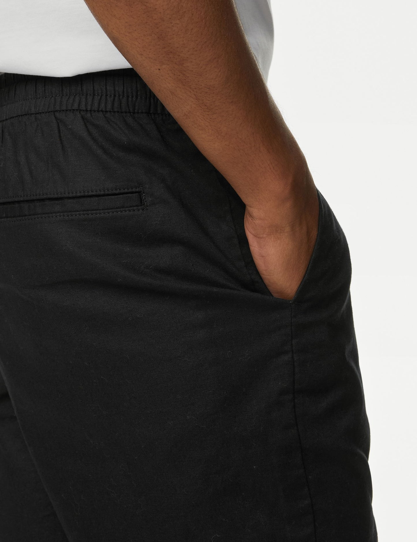 Regular Fit Keten Şort