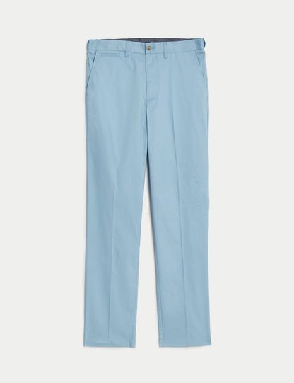 Regular Fit Hafif Dokulu Chino Pantolon