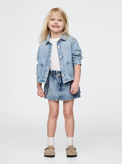 Mavi Ultrasoft Denim Kargo Etek