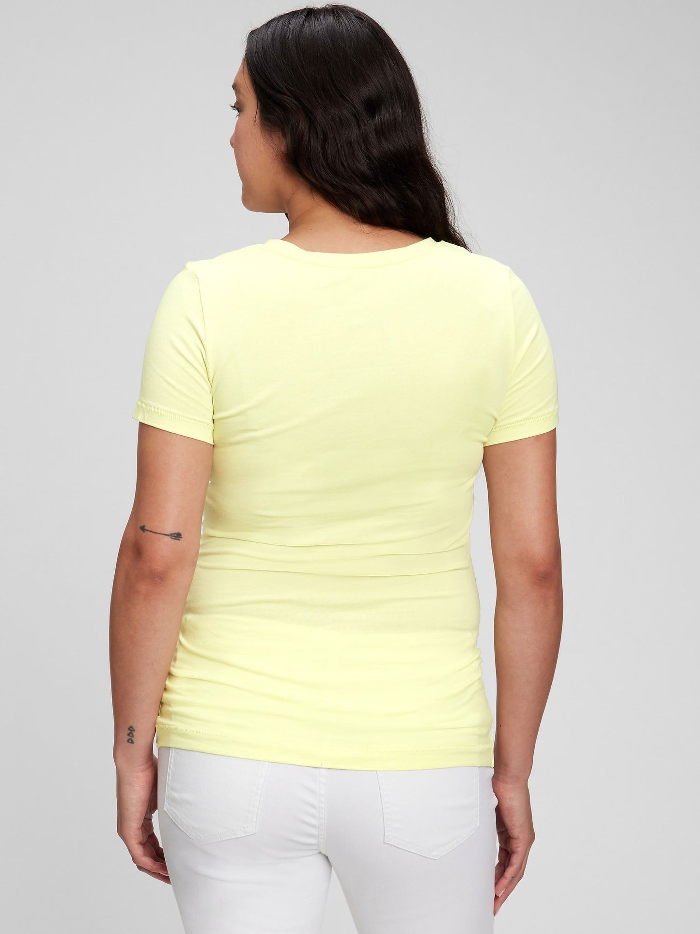 Yeşil Maternity Organik Pamuk Vintage T-shirt